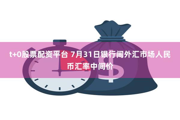 t+0股票配资平台 7月31日银行间外汇市场人民币汇率中间价