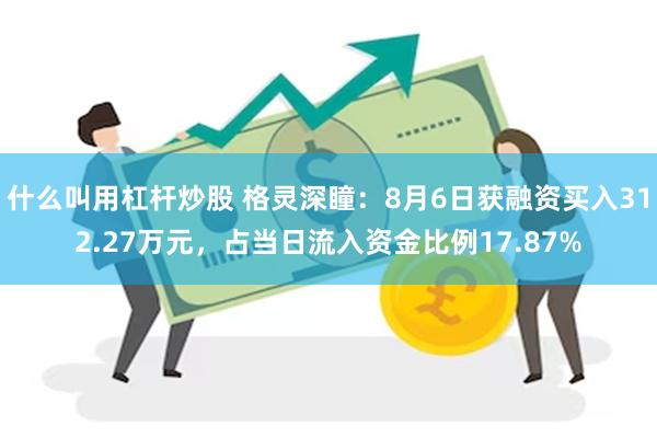 什么叫用杠杆炒股 格灵深瞳：8月6日获融资买入312.27万元，占当日流入资金比例17.87%