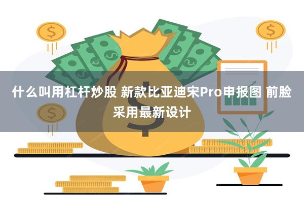 什么叫用杠杆炒股 新款比亚迪宋Pro申报图 前脸采用最新设计